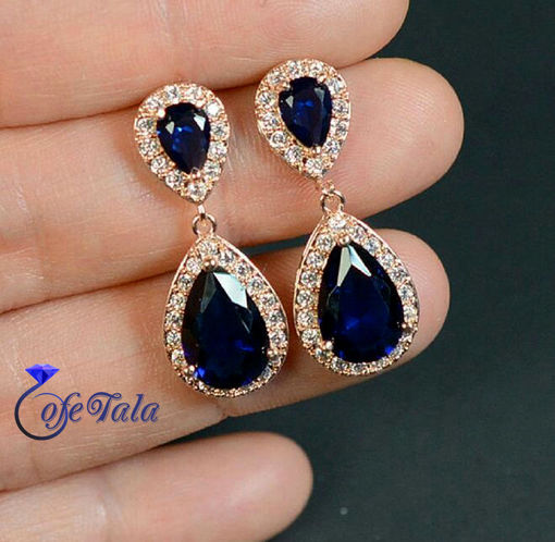 2 teardrop earrings گوشواره ۲اشکی